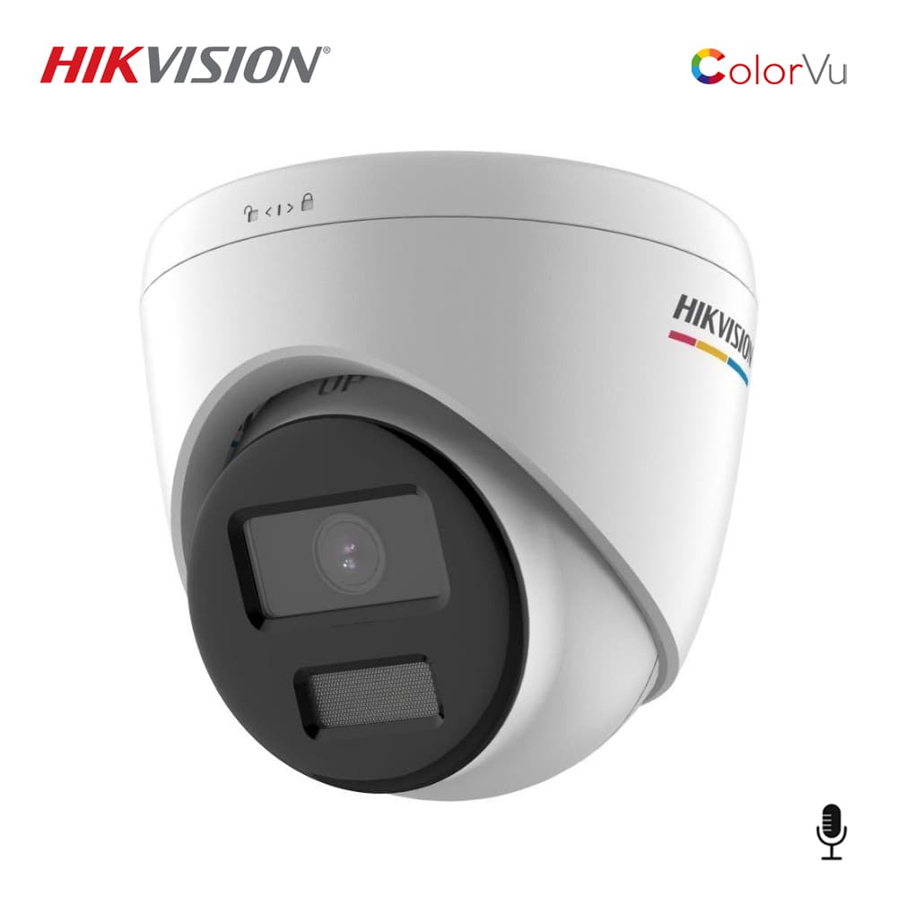 Hikvision DS-2CD1347G0-LUF 4MP Sesli IP Dome Kamera - Image 1